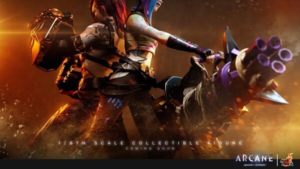 Hot Toys Arcane Fractured Jinx 1/6th Scale Collectible Figure Preview