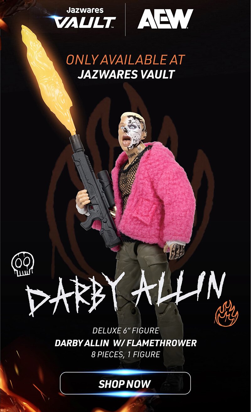 Order Alert: Jazwares AEW Unrivaled Darby Allin Deluxe Figure