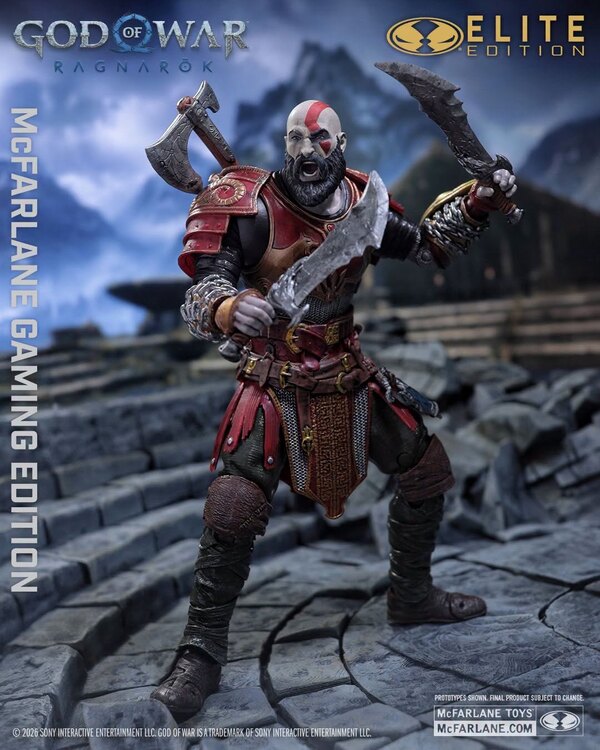 McFarlane Elite Edition God of War: Ragnarok Kratos with Ares Armor Figure