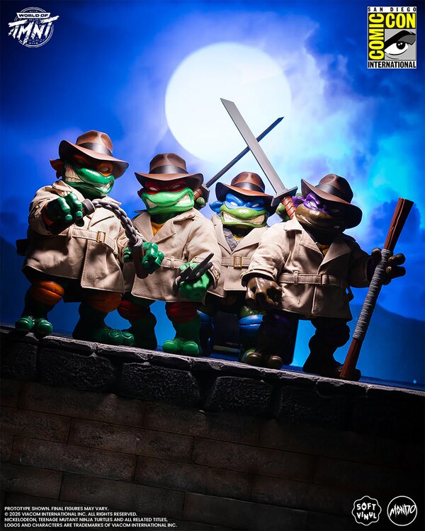 Mondo Mondo Teenage Muntant Ninja Turtles Undercover Turtles Soft Vinyl Figures (SDCC 2026)