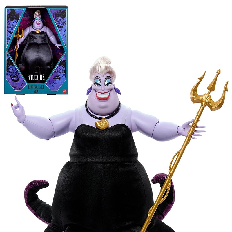 Walmart Summer 2026 Collector Con Preview: Mattel Disney Collector Ursula Collectible Villains Fashion Doll