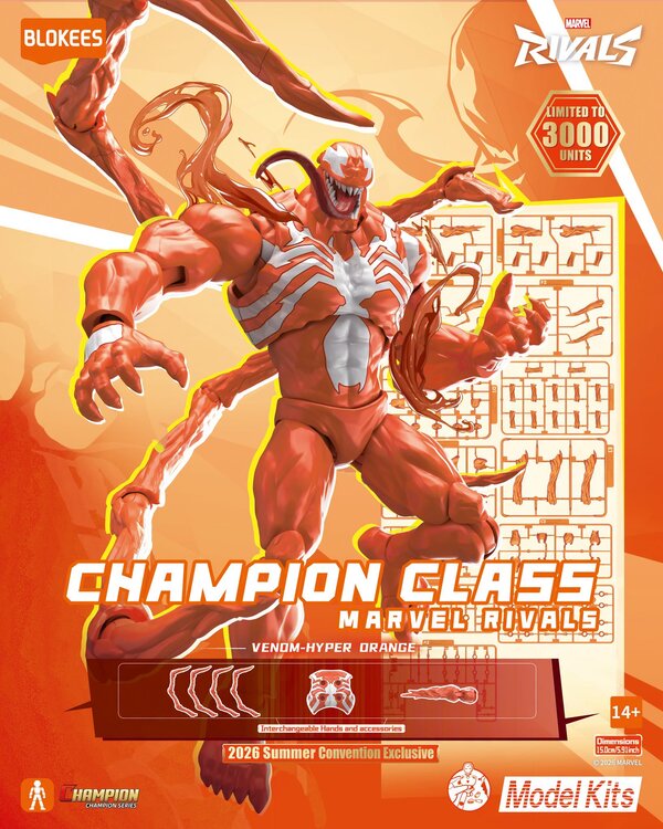 Exclusive Hyper-Orange Venom Figure